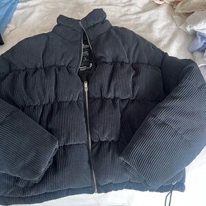 Hollister Black Puffer Jacket